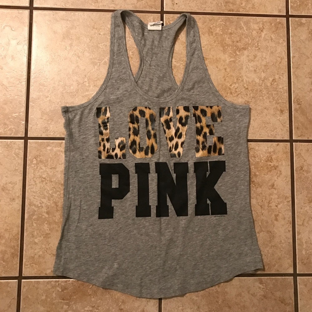 Victoria's Secret Racerback Love Pink Tank